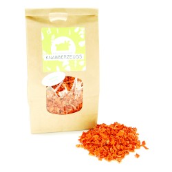 Knabberzeugs - Karottenwürfel 250g Beutel